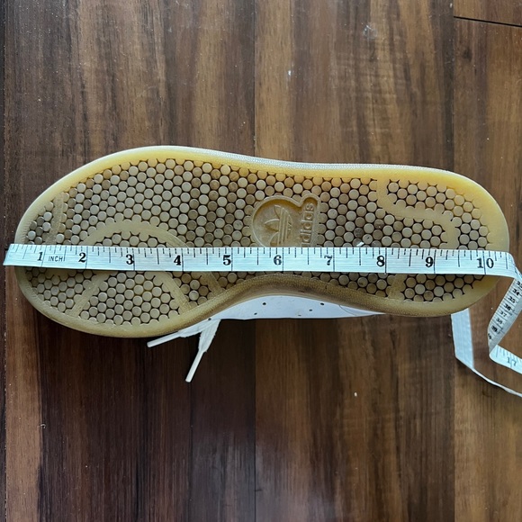 Womens Adidas Stan Smith White Red Leather Casual Shoes Sneakers US 7 - Picture 6 of 9